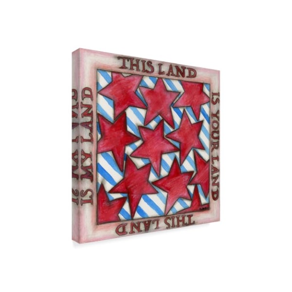 Claudia Interrante 'This Land Square' Canvas Art,18x18